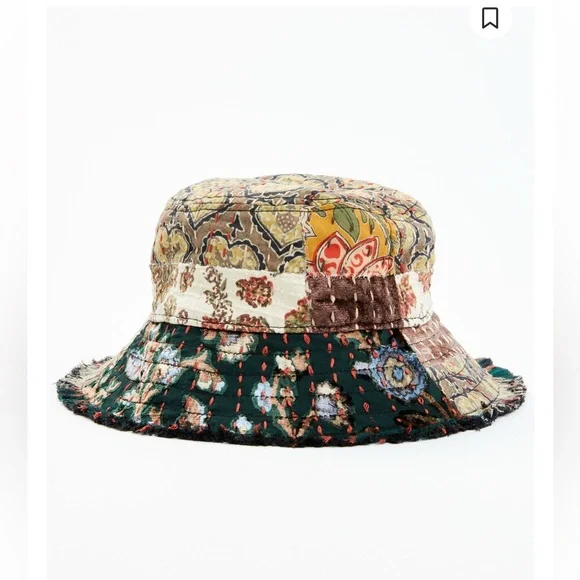 CLEO + WOLF WOMEN'S PATCHWORK BUCKET HAT - Picture 3 of 6